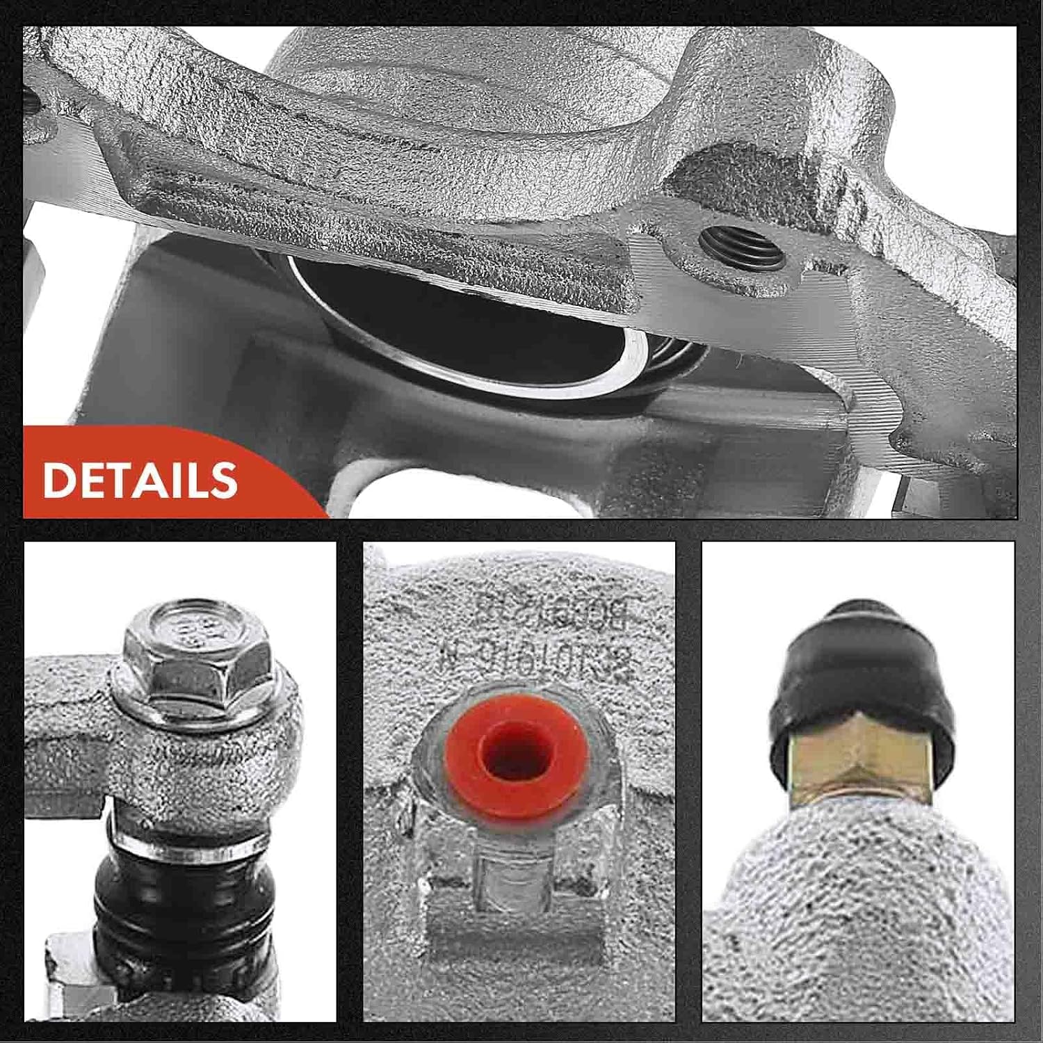 A-Premium Disc Brake Caliper Assembly with Bracket Compatible with Infiniti and Nissan Models - I30 1996-1999, Altima 1993-2001, Maxima 1989-1999, Sentra 2000-2006 - Front Driver and Passenger