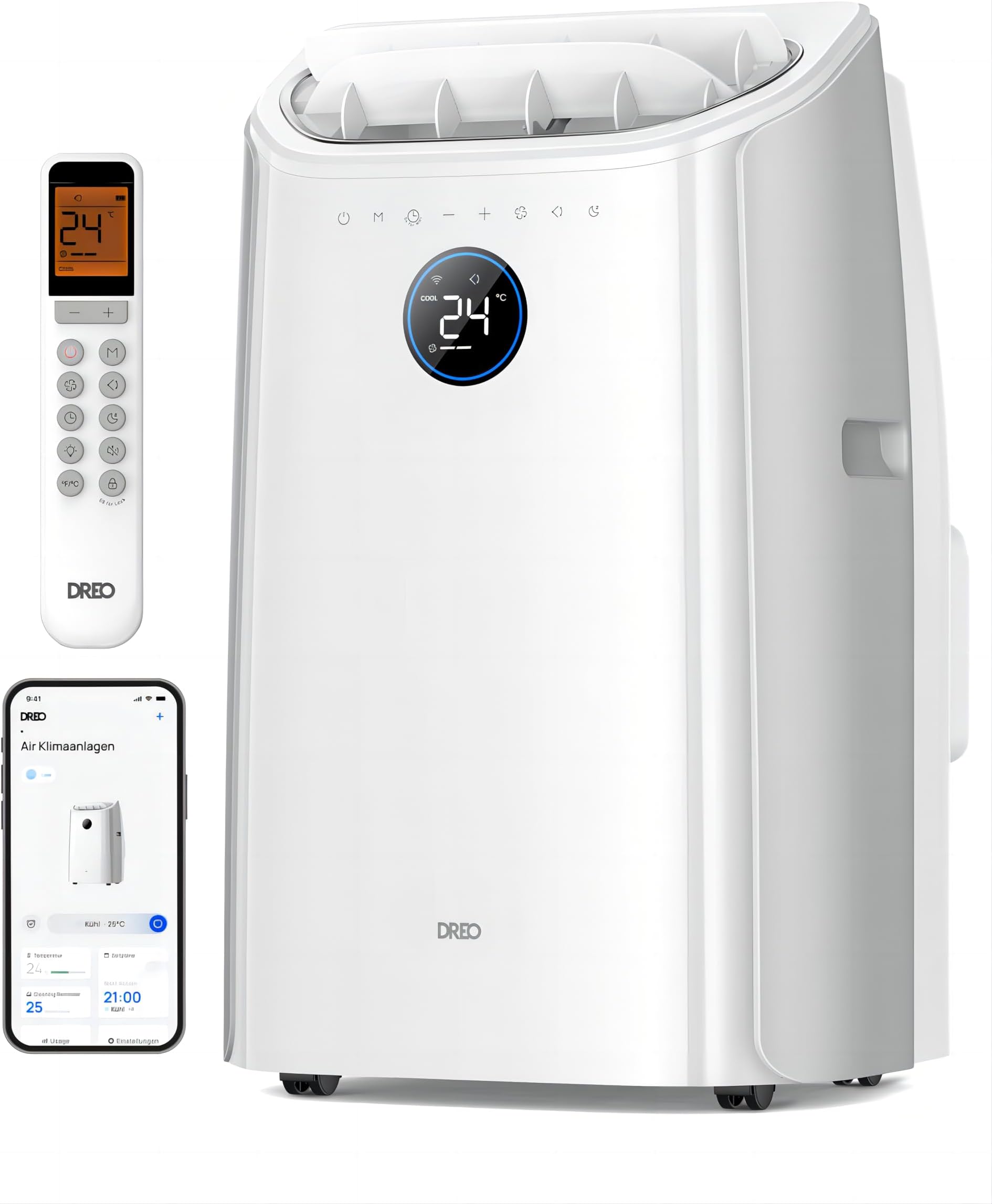 Woleix Mobile Klimaanlage 9000 BTU, Klimaanlage Mobil mit ...