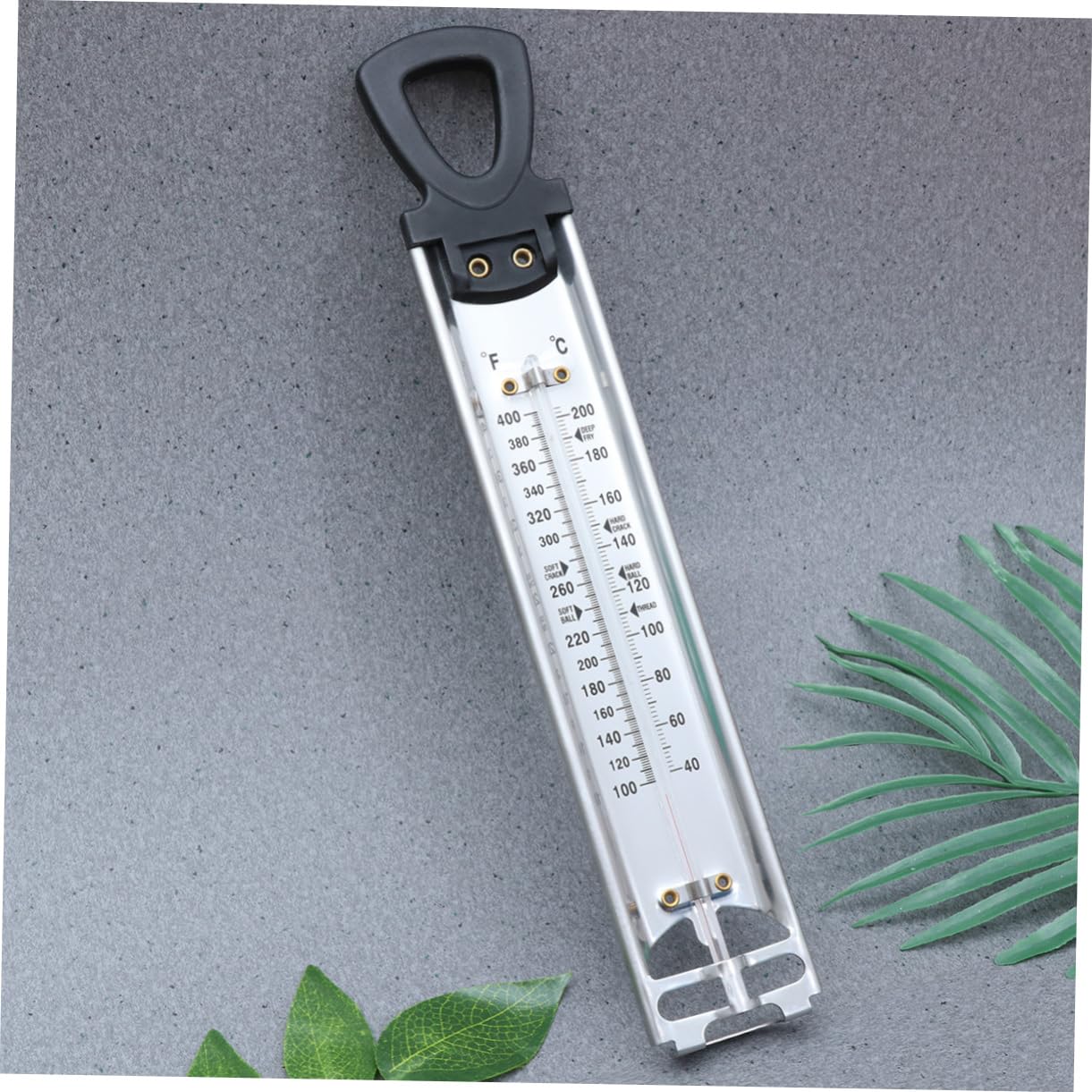 Thermomètre à Confiture Suspendu 2 Pièces Pvc Double Échelle