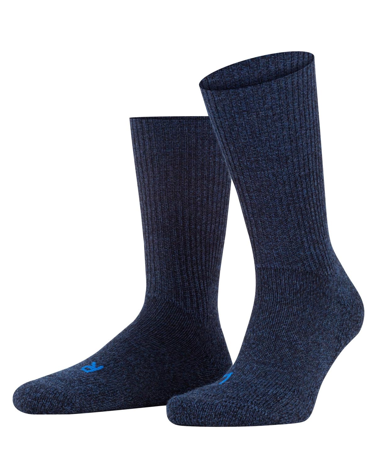 FALKE Unisex Walkie Ergo Socks, Merino Wool, Blue (Jeans 6670), 5.5-7.5 (1 Pair)