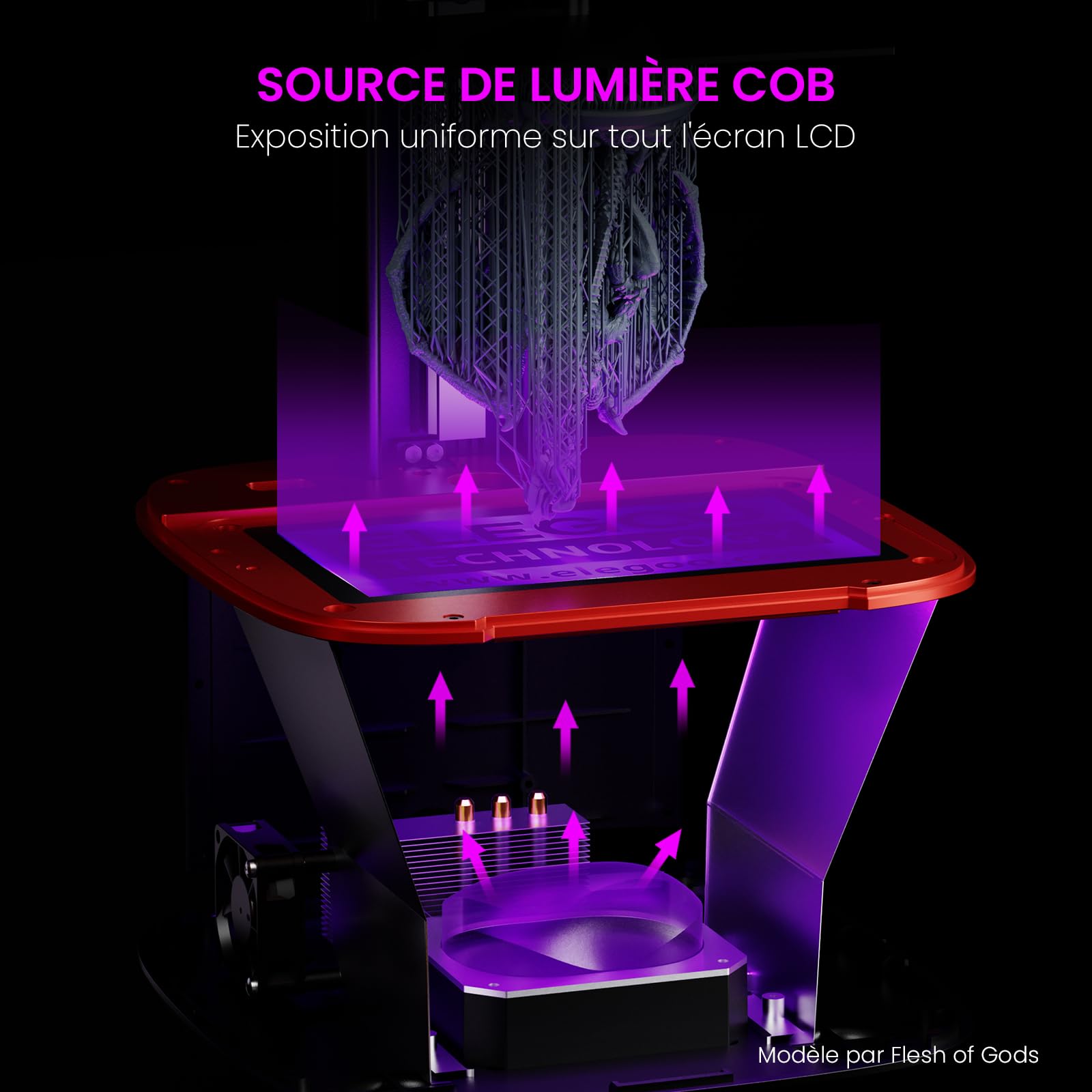 ELEGOO Mars 4 Impresora 3D MSLA