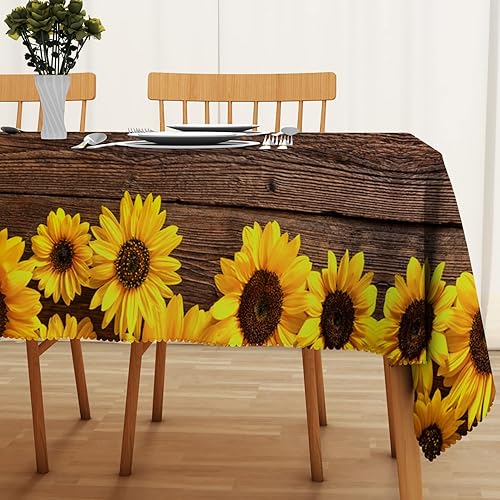 Mantel rectangular con diseño floral de primavera, mantel de flores de cerezo de 60 x 120 pulgadas, resistente a las manchas, sin arrugas, para