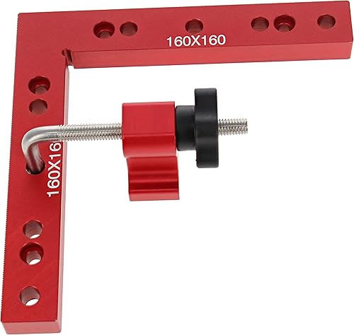 Miniatura 6 de Deadwood Crafted Tools Juego de abrazaderas de ángulo recto de 90 grados, abrazaderas de esquina cuadradas de 6.3 x 6.3 pulgadas para carpintería,