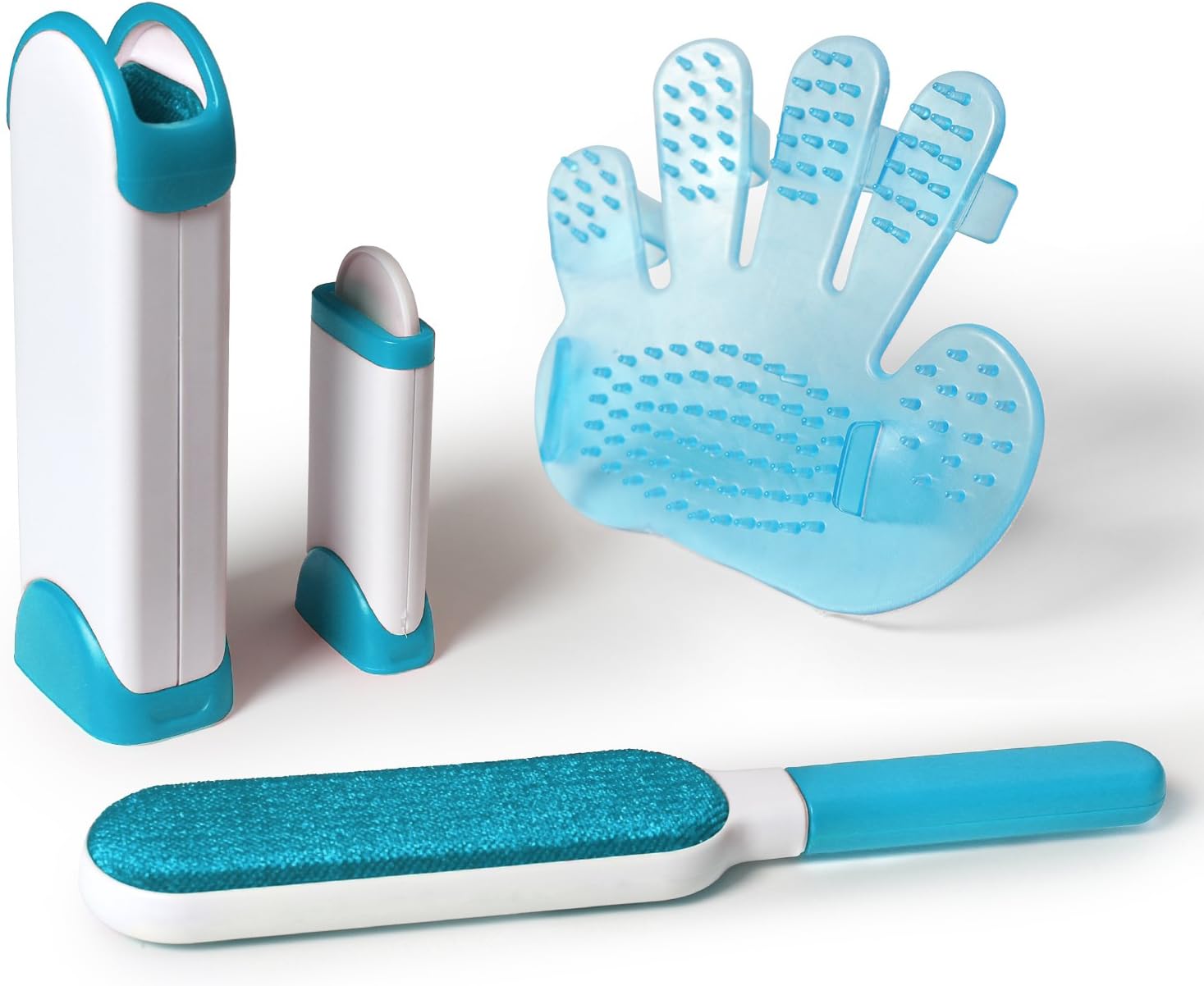 STZ- Pet Fur and Lint Remover Brushes | Dog Cat Hair Roller for Clothing Furniture Car | Reusable | Self-Cleaning | Double Sided | Fur…