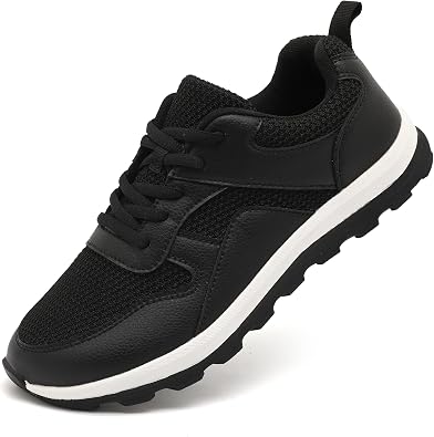Mens Walking Shoes Slip On Sports Sneakers Tennis Workout Athletic Camp Fitness Flat Sole Running Jogging Breathable Anti-Slip Outdoor Fashion