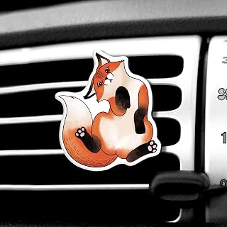 WIRESTER Fresh Scented Car Air Freshener Vent Clip, Decorative Accessories, Interior Decoration for Cars - Cow Cute, Fish, Baby Horse, Flower, Heart