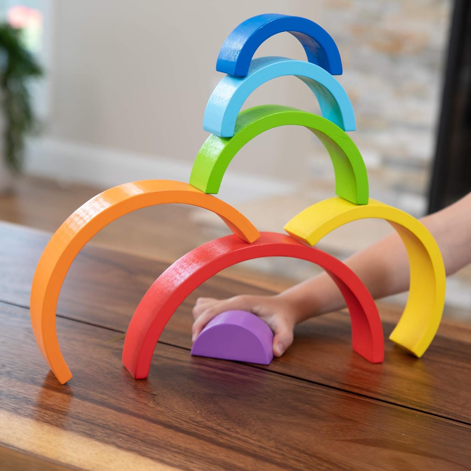 Fat Brain Toys FBT Rainbow Stacker image 5