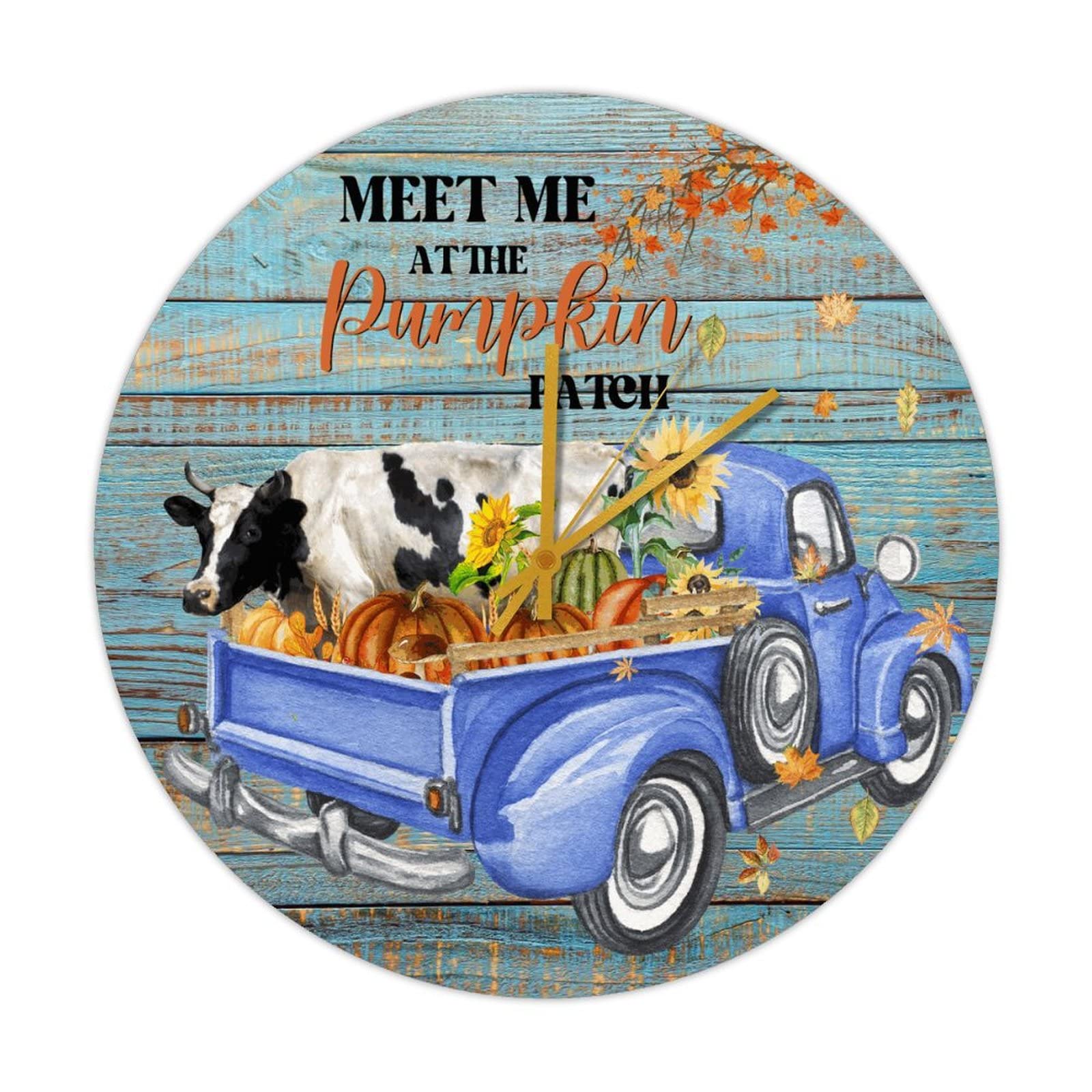 Horloge citrouilles et baies pour embellir votre cuisine pendant Thanksgiving