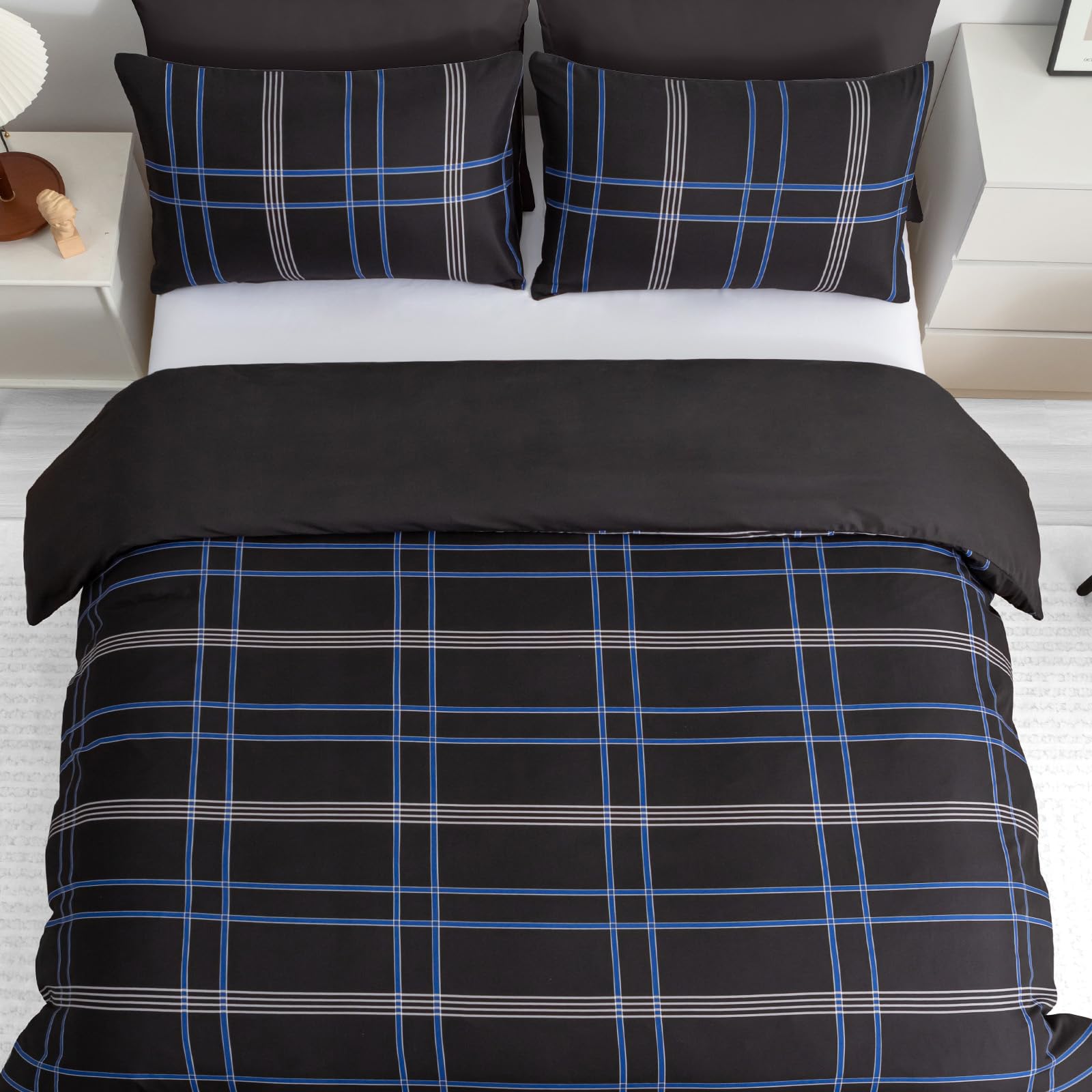 Pamposh Single Duvet Cover Set, Brushed Microfiber Duvet Cover Single - Image 4