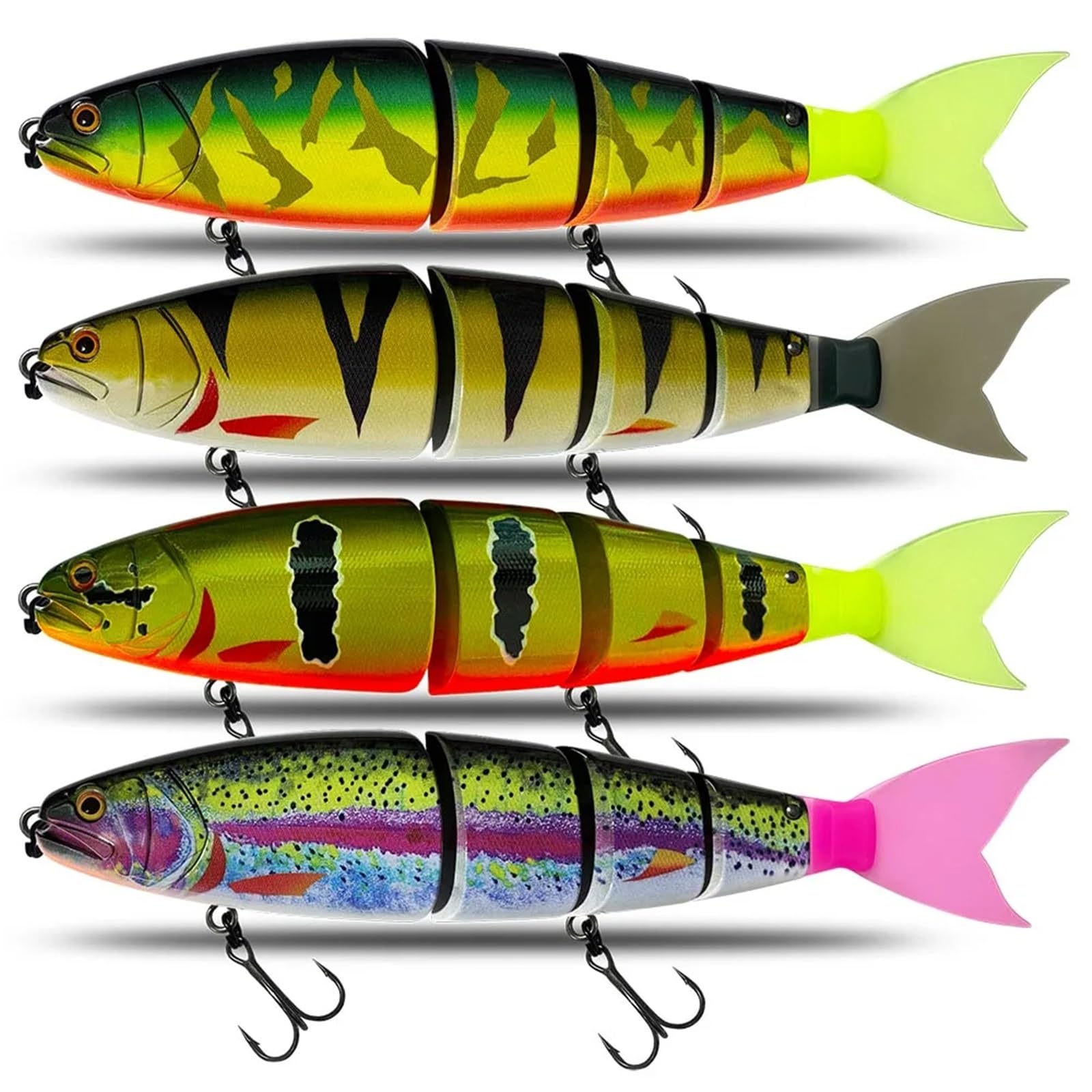 Amazon.com: BIJKHSISN Fishing Lure Swimming Bait Jointed Floating