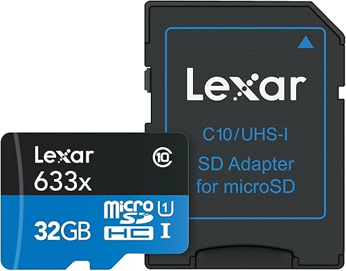 Miniatura 8 de Lexar Tarjeta micro SD 633x de alto rendimiento de 32 GB (paquete de 2) con adaptador SD, UHS-I, C10, U1, A1, video Full HD y 4K, lectura de hasta