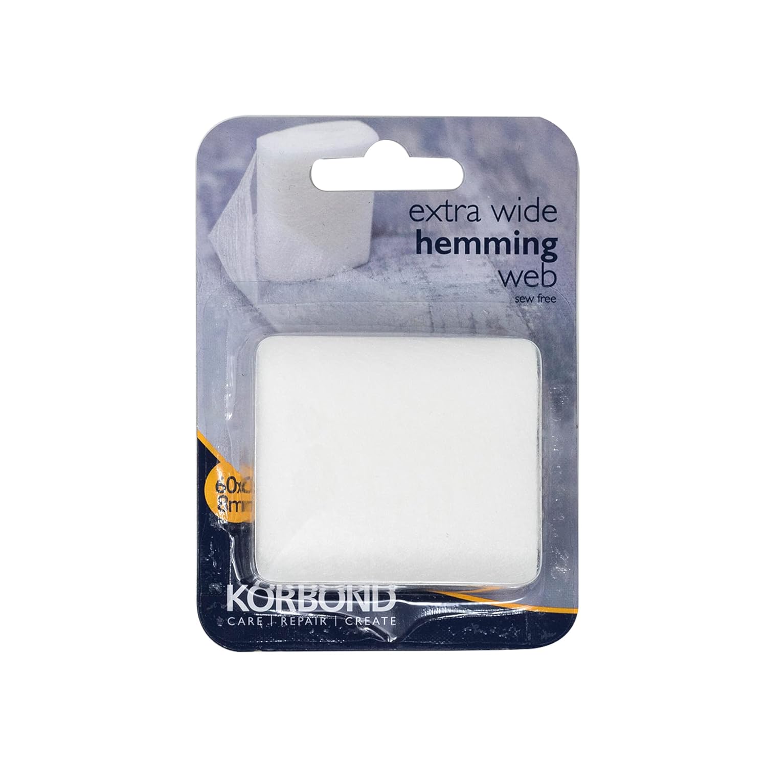 KORBOND Hemming 2.5 Inch x 9 Yards Iron On, No Sewing