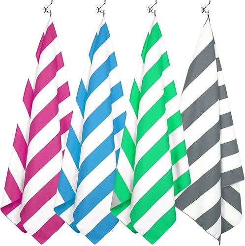Your Choice - Juego de toallas de microfibra de secado rápido para playa, viajes, natación, piscina, campamento, actividades al aire libre y toalla