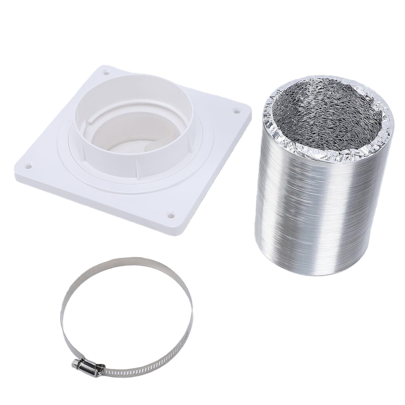 Tuyau de conduit en aluminium de 4" banapoy pour connecter une sécheuse sans fuite d'air