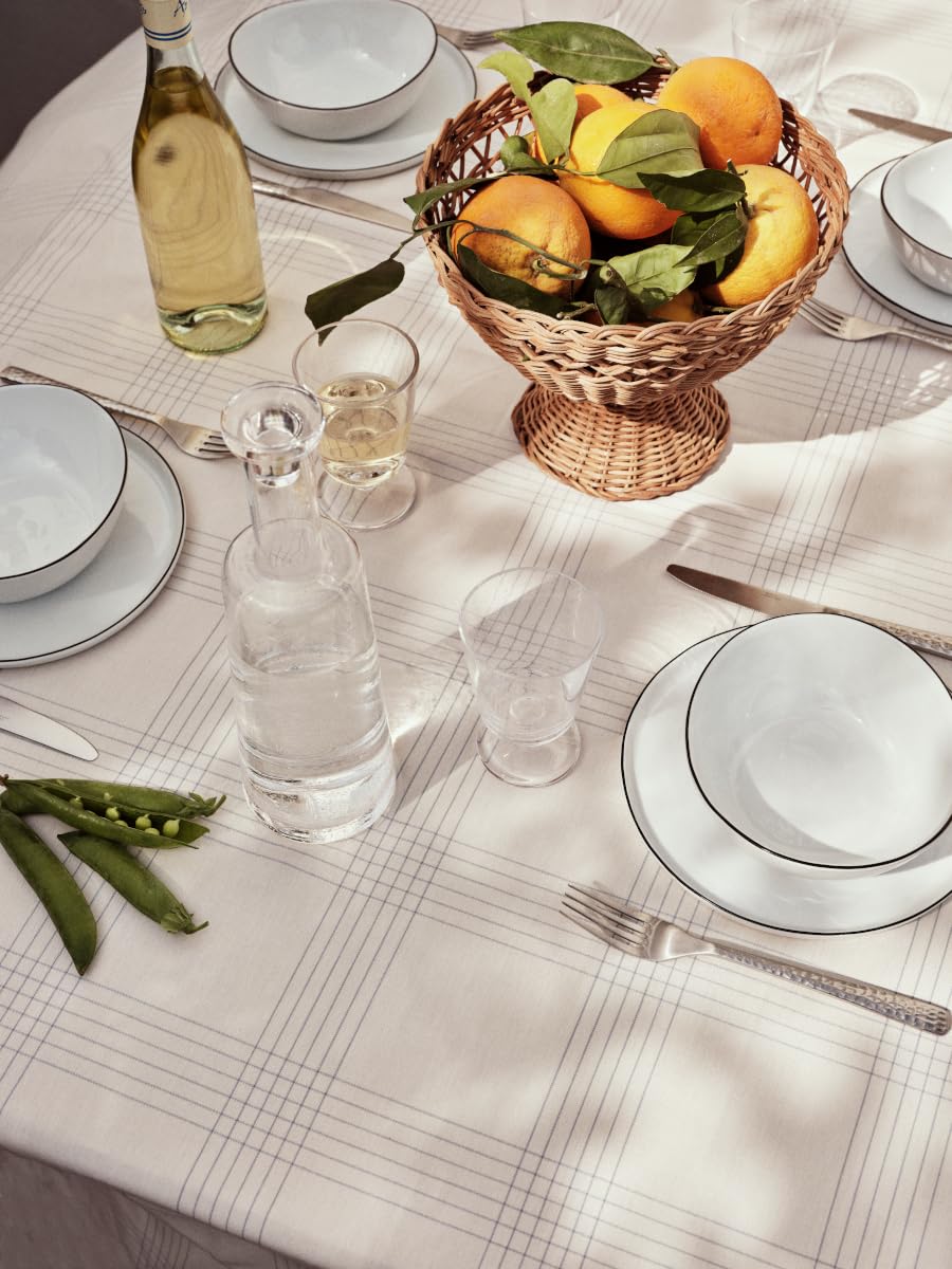 Broste Copenhagen Hammered Rotweingläser klar 0,4l 4er Set
