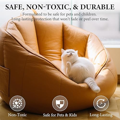 Miniatura 6 de Bálsamo recolorante de cuero restaurador de color de cuero reparación de arañazos pintura de cuero para muebles, sofás, asientos de automóvil,