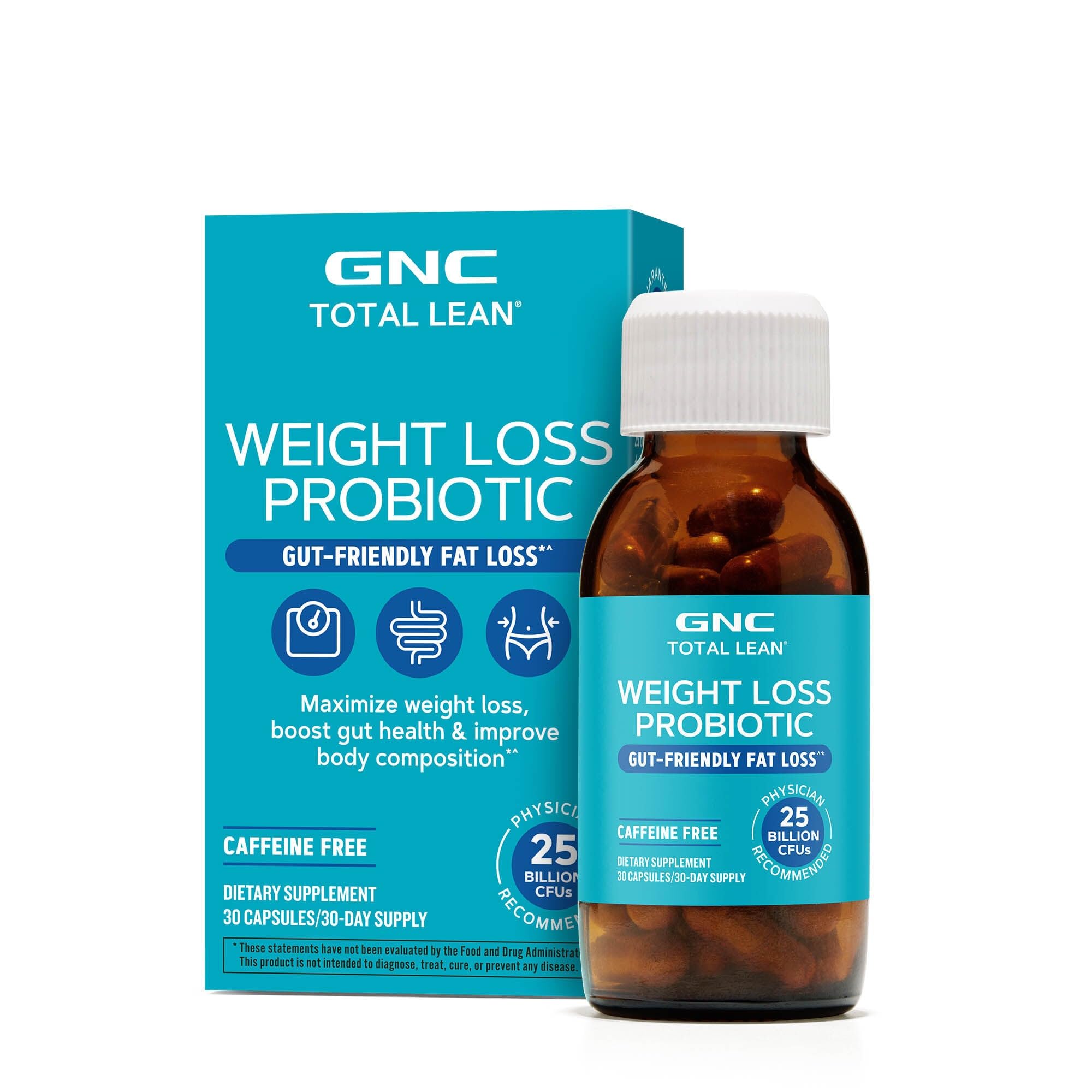 GNC Total Lean Weight Management Probiotic, 30 Capsules