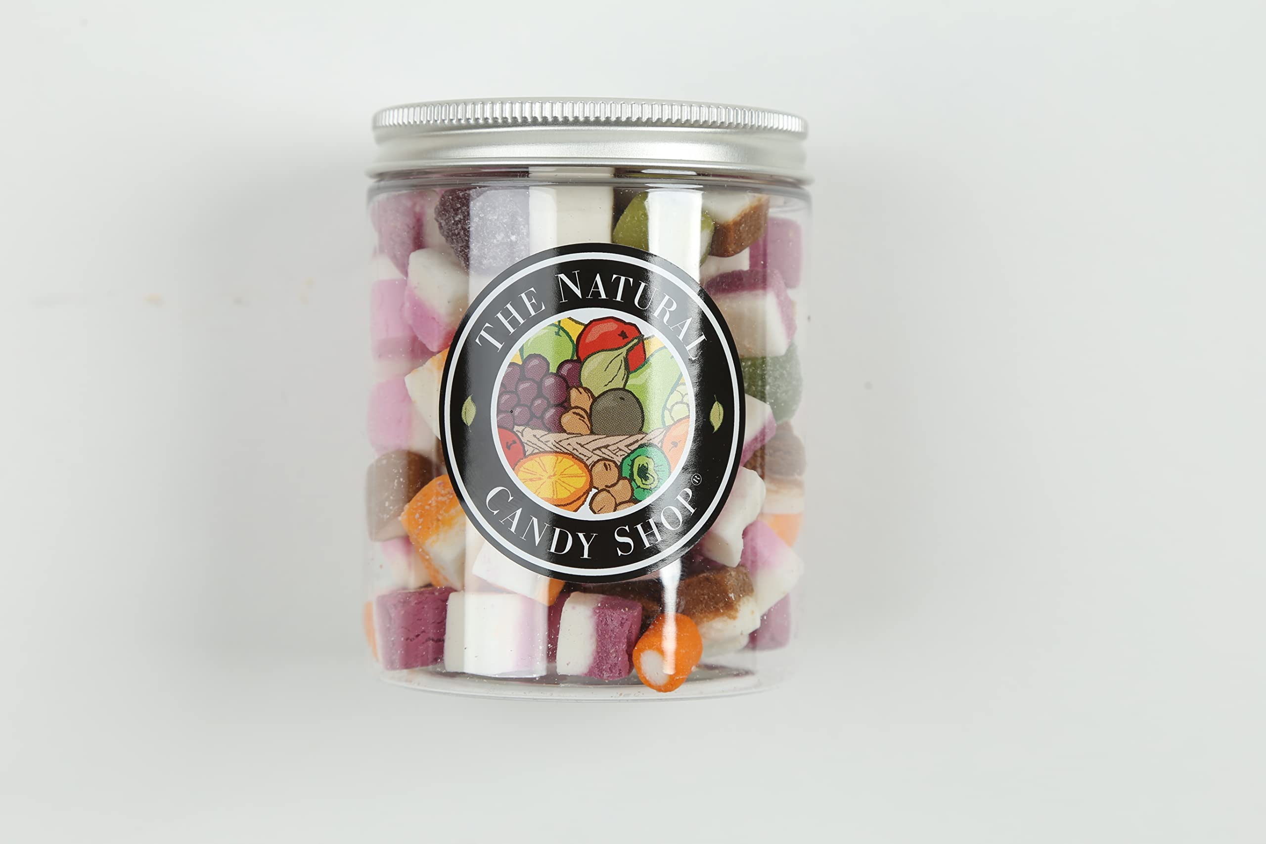 Natural Candy Shop, Natural Dolly Mixture Candy Jar 220g