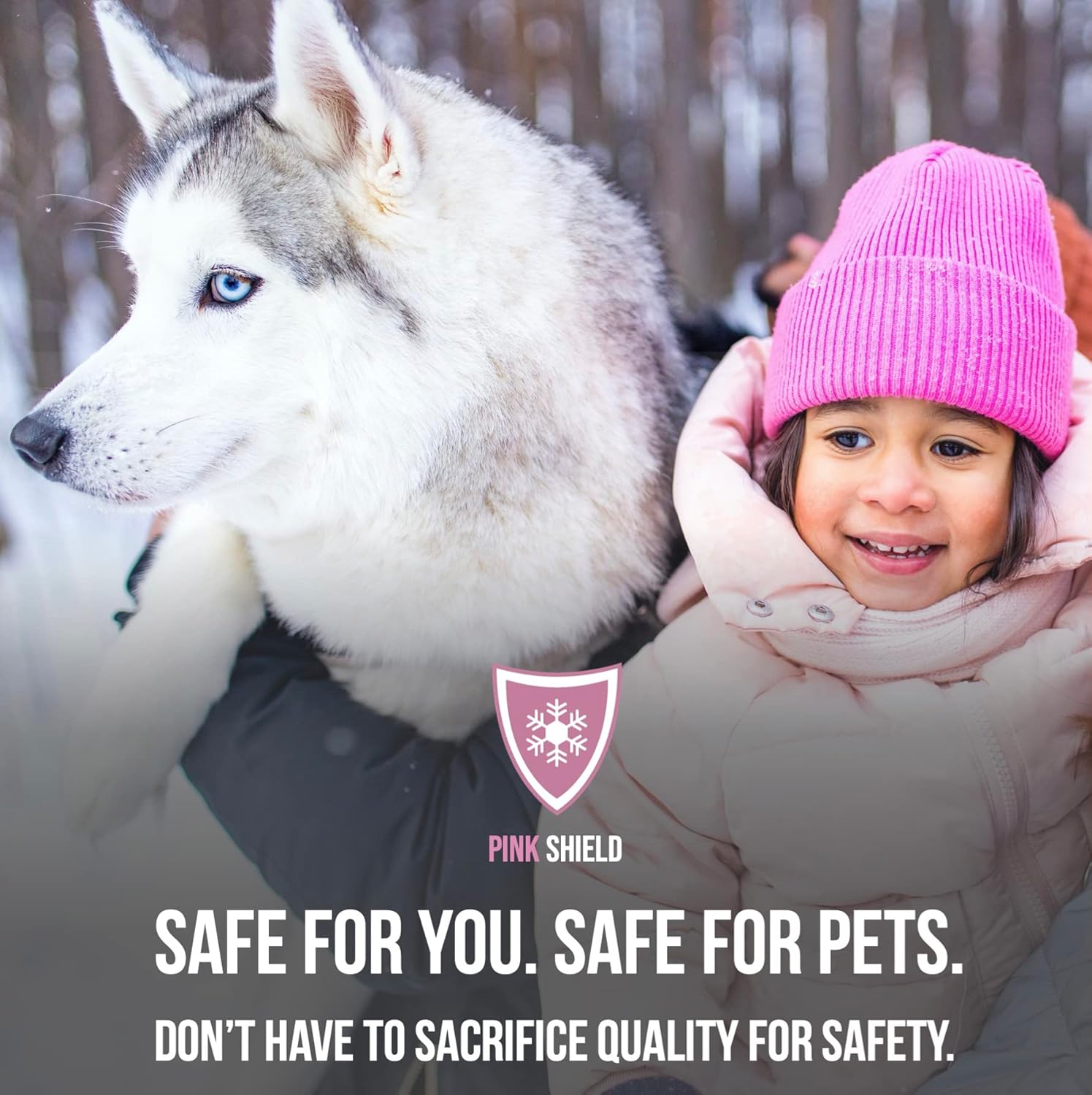 Buy Pink Snow Shield Ice Melt (50 LBS) A Pet Safe Ice Melt That is