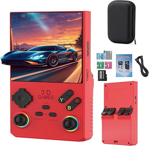 Miniatura 1 de RegiisJoy V40 Pro - Consola de juegos portátil, 35000 juegos, pantalla IPS de 3.5 pulgadas, consola retro arcade, 256G 3800 mAh, mini consola de