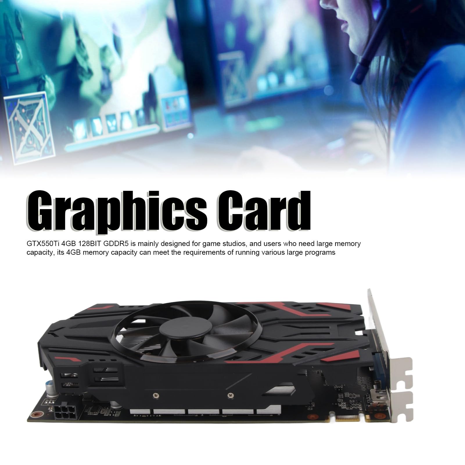 Amazon.com: Sanpyl 550Ti Gaming Graphics Card, 4GB GDDR5 128 Bit