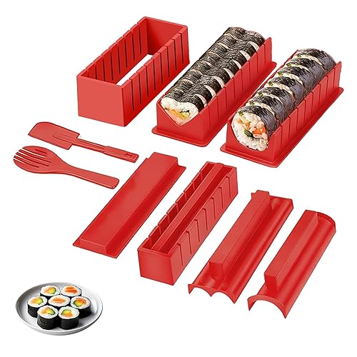 Sushi Maker, 10 Piece Sushi DIY Mold Set - Easy