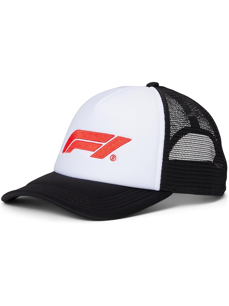 White PUMA Formula 1 Trucker Cap