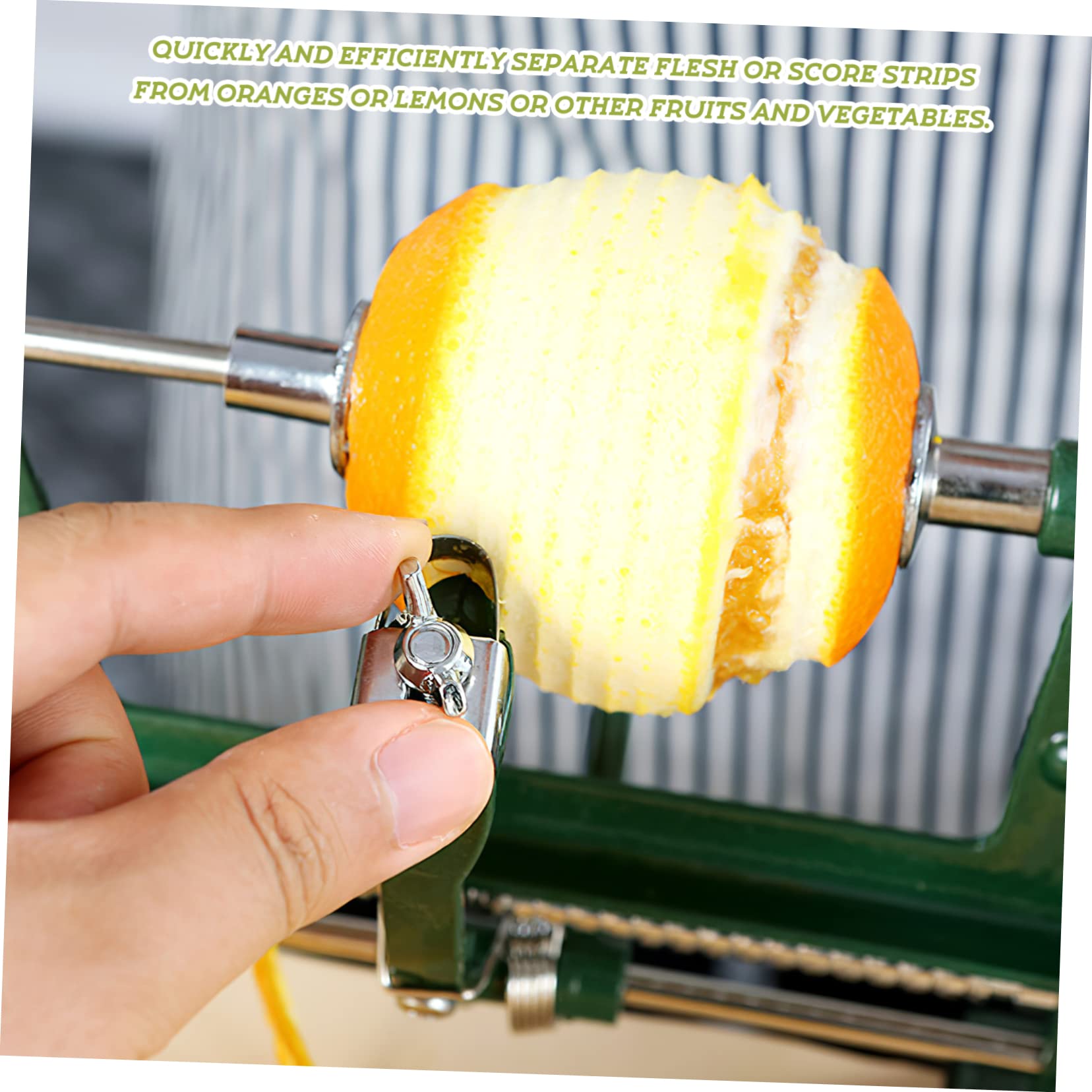 Homoyoyo Peladora Multifunción Manual Mango Giratorio y Corte Serrado para Cocina Profesional y Pelado de Frutas