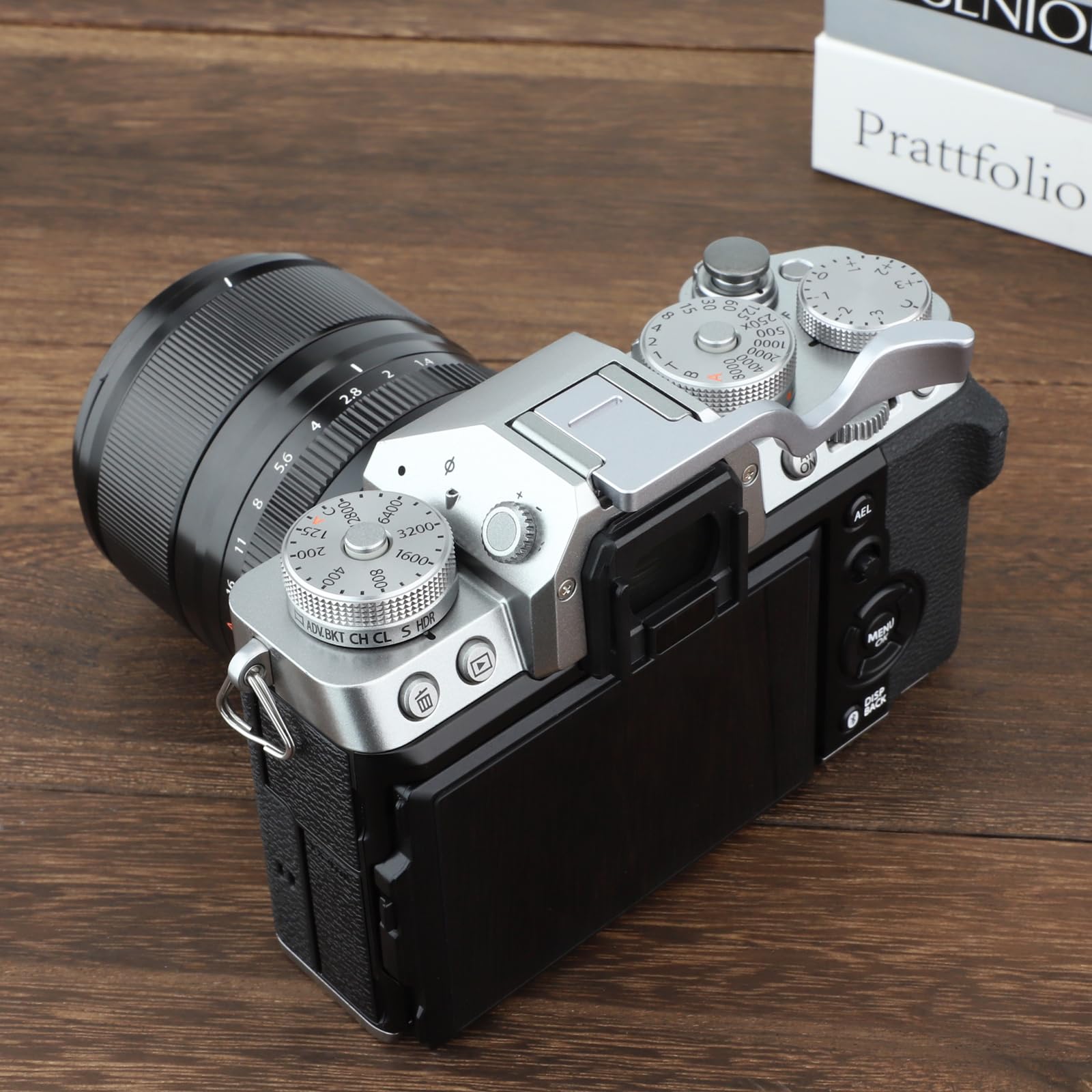 新品 富士フイルム FUJIFILM xt5用 ハンドグリップ シルバー Amazon | Haoge サムアップレストハンドグリップ 富士フイルム XT5