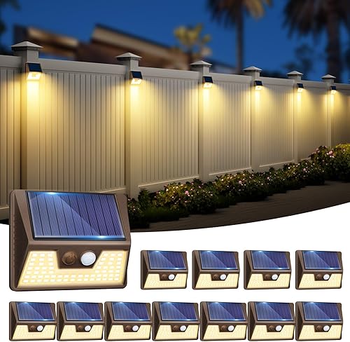Miniatura 21 de Luces solares grandes para exteriores, 318 LED superbrillantes para cobertizo con 3 modos de iluminación, luz de barra solar impermeable IP65, ideal
