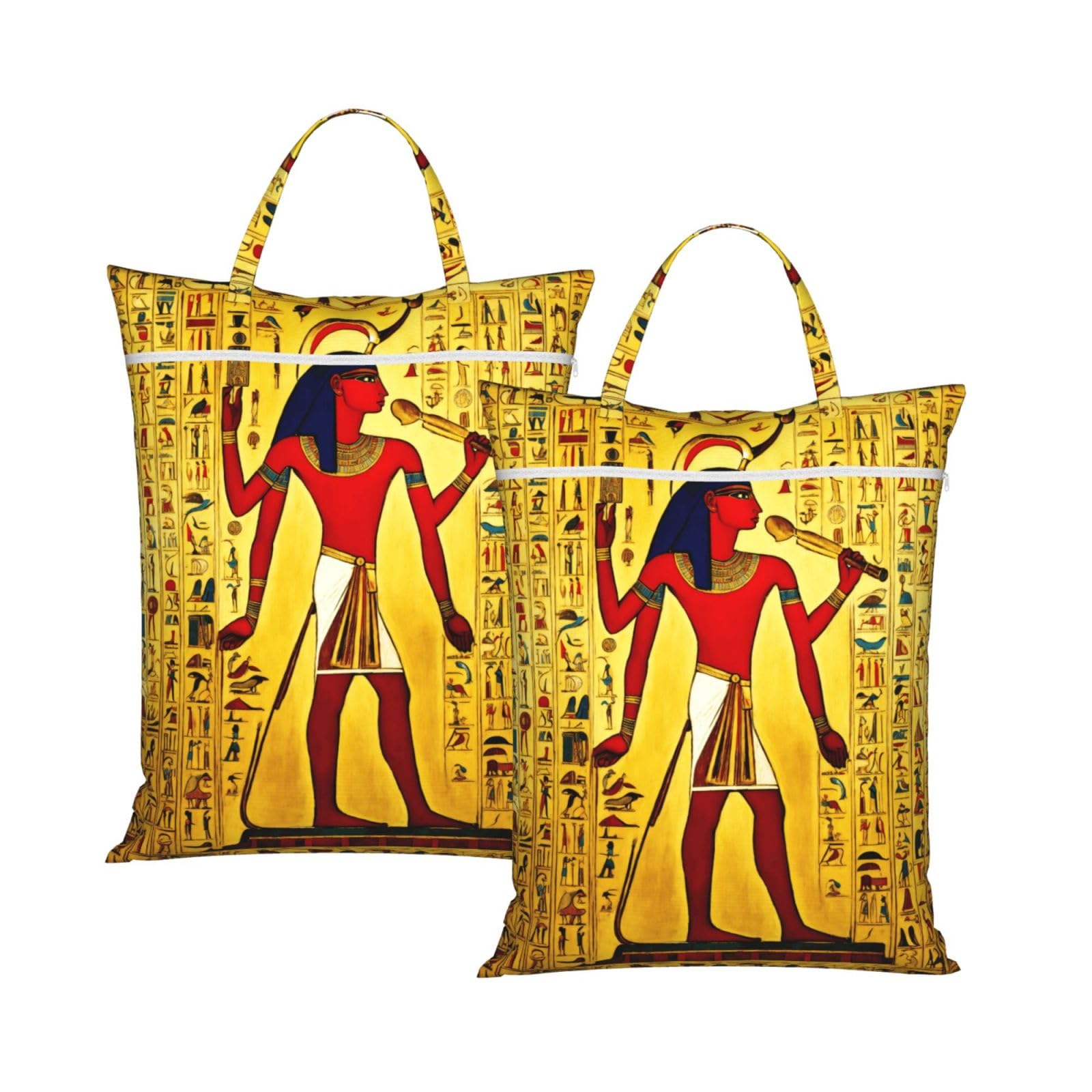 Sac à linge de voyage pliable et imperméable Ancient Egypt pour camping