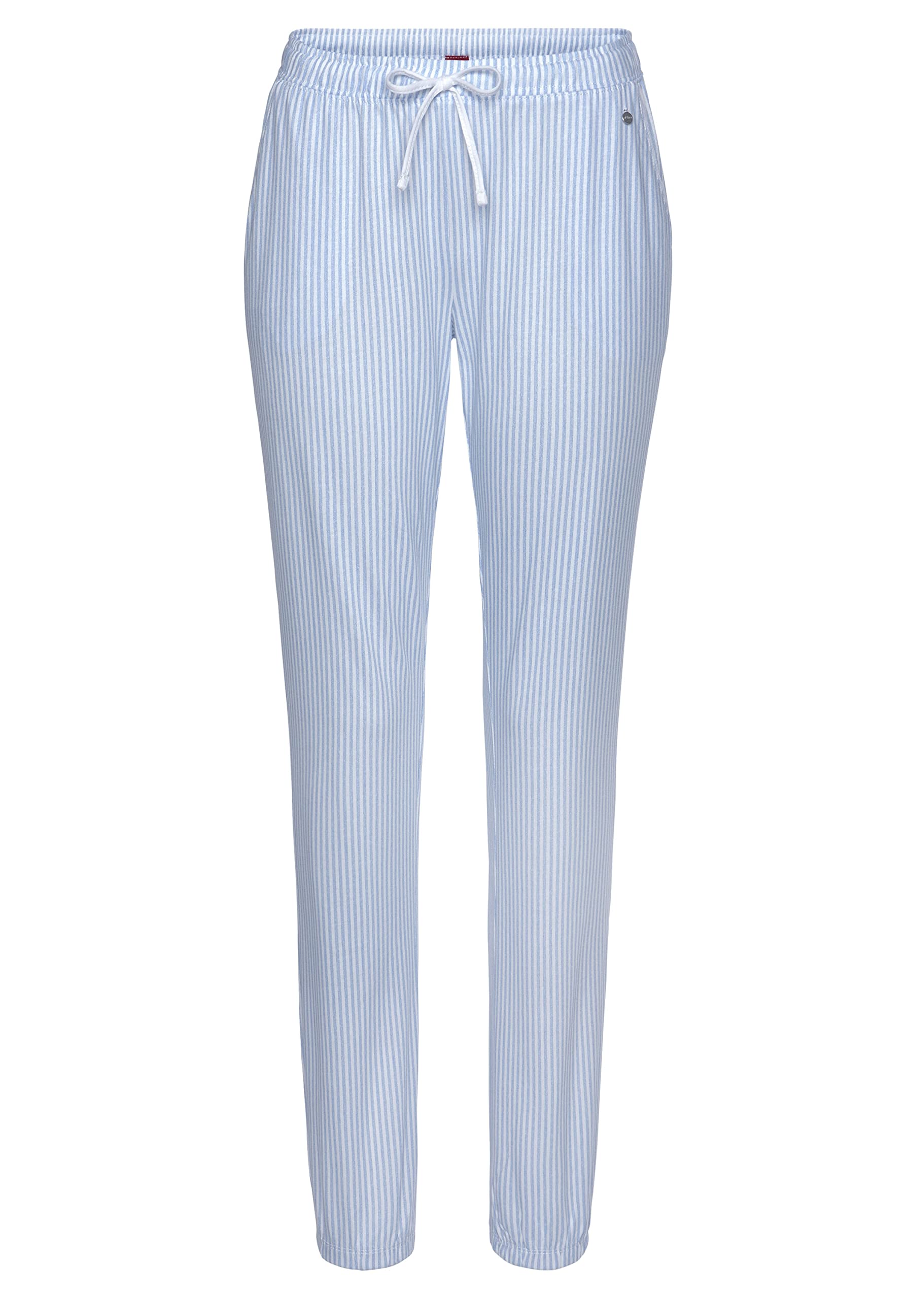 Bas de pyjama s.Oliver en maille rayée bleue confortable taille 40-42