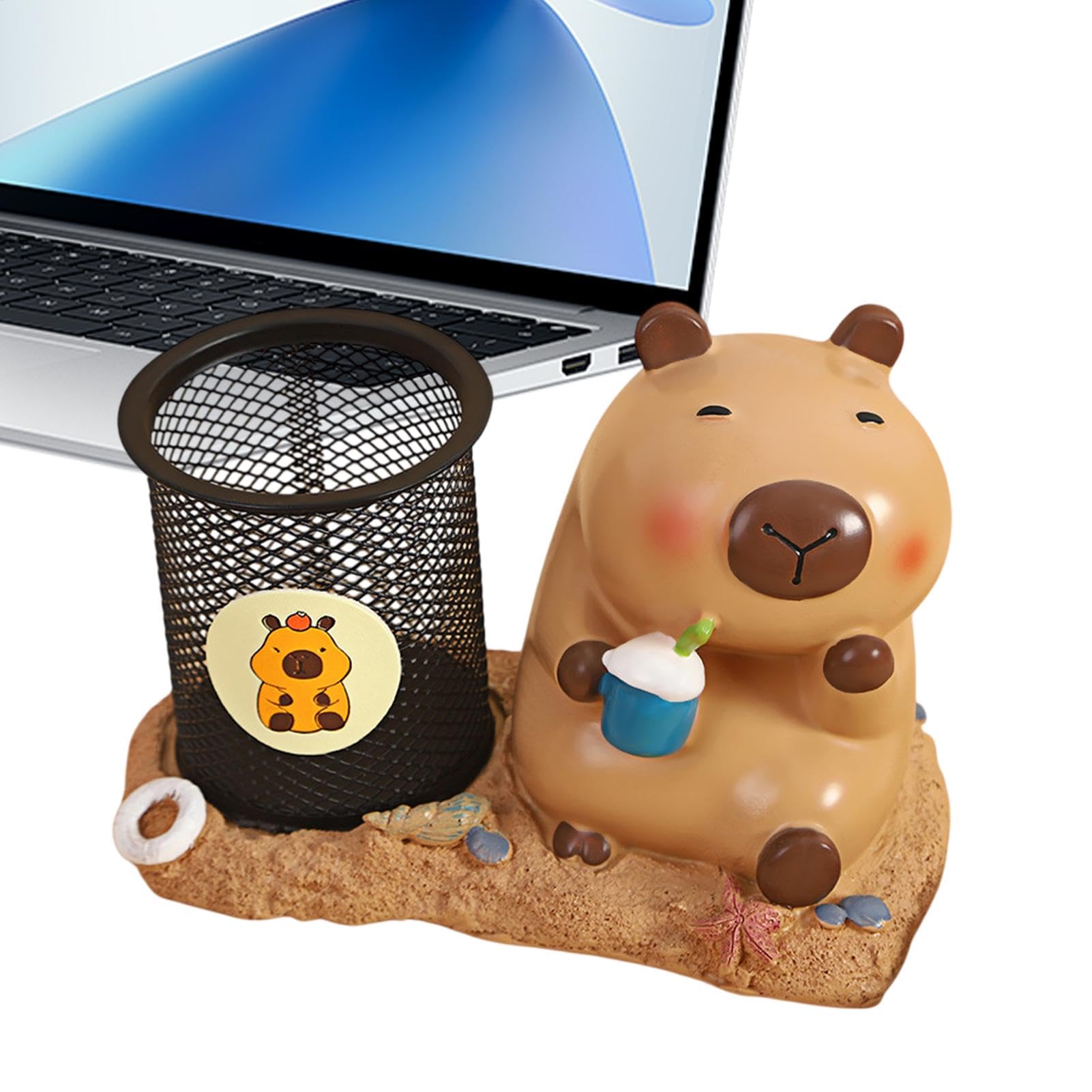 Conteneur à crayons pour la papeterie Capybara pour ranger votre bureau