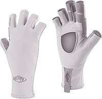 Vista 24 de Palmyth Guantes de pesca sin dedos con protección UV, UPF50+, guantes de sol para hombres y mujeres para kayak, senderismo, remo, conducción