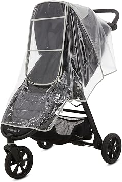 First Essentials Stroller Rain Cover Universal, Baby Travel Weather Shield, Windproof Waterproof, Protect from Dust Snow Clear