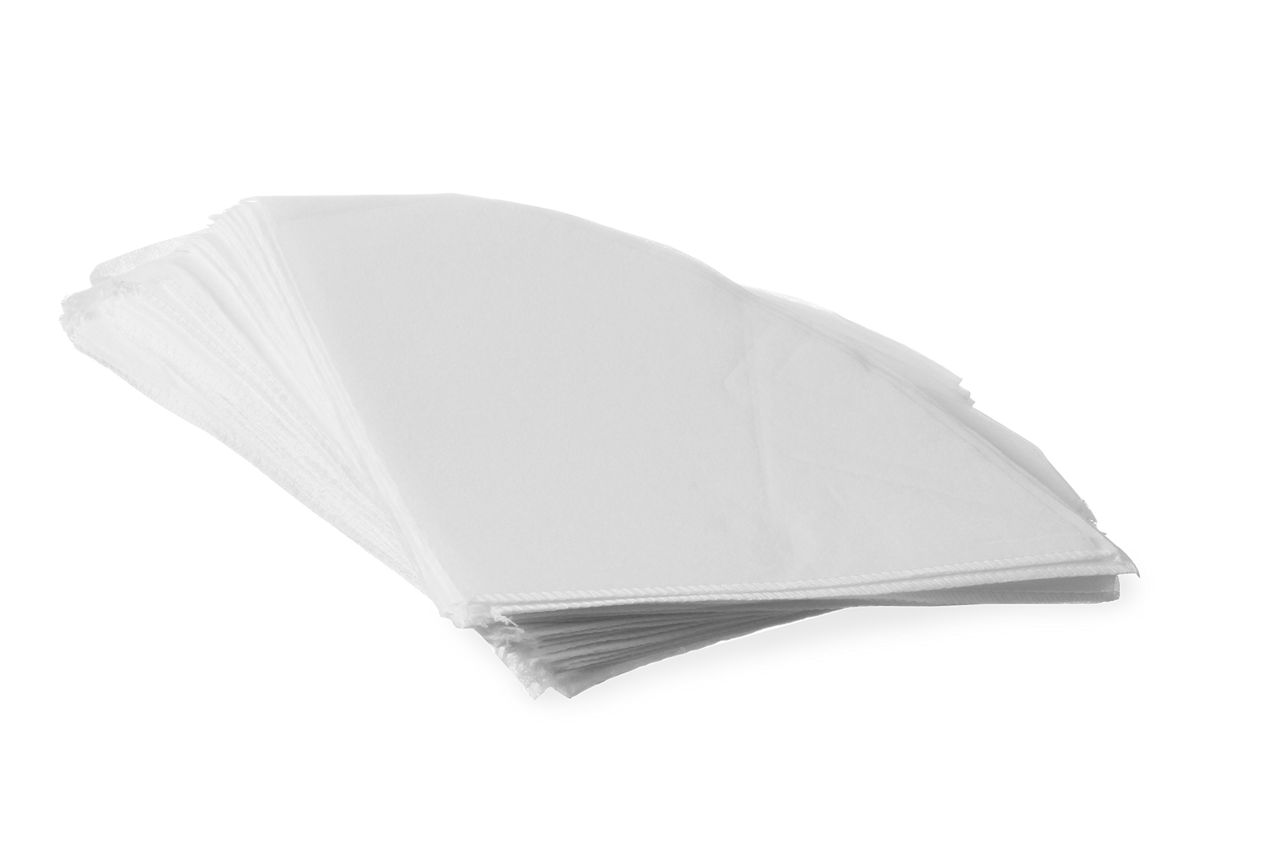 Vogue CN956 Fettfilterkegel & HENDI 632802 Fettfilter für Friteusen, Stückzahl: 50, Aus Viskose (syntetische Seide), 254x254mm