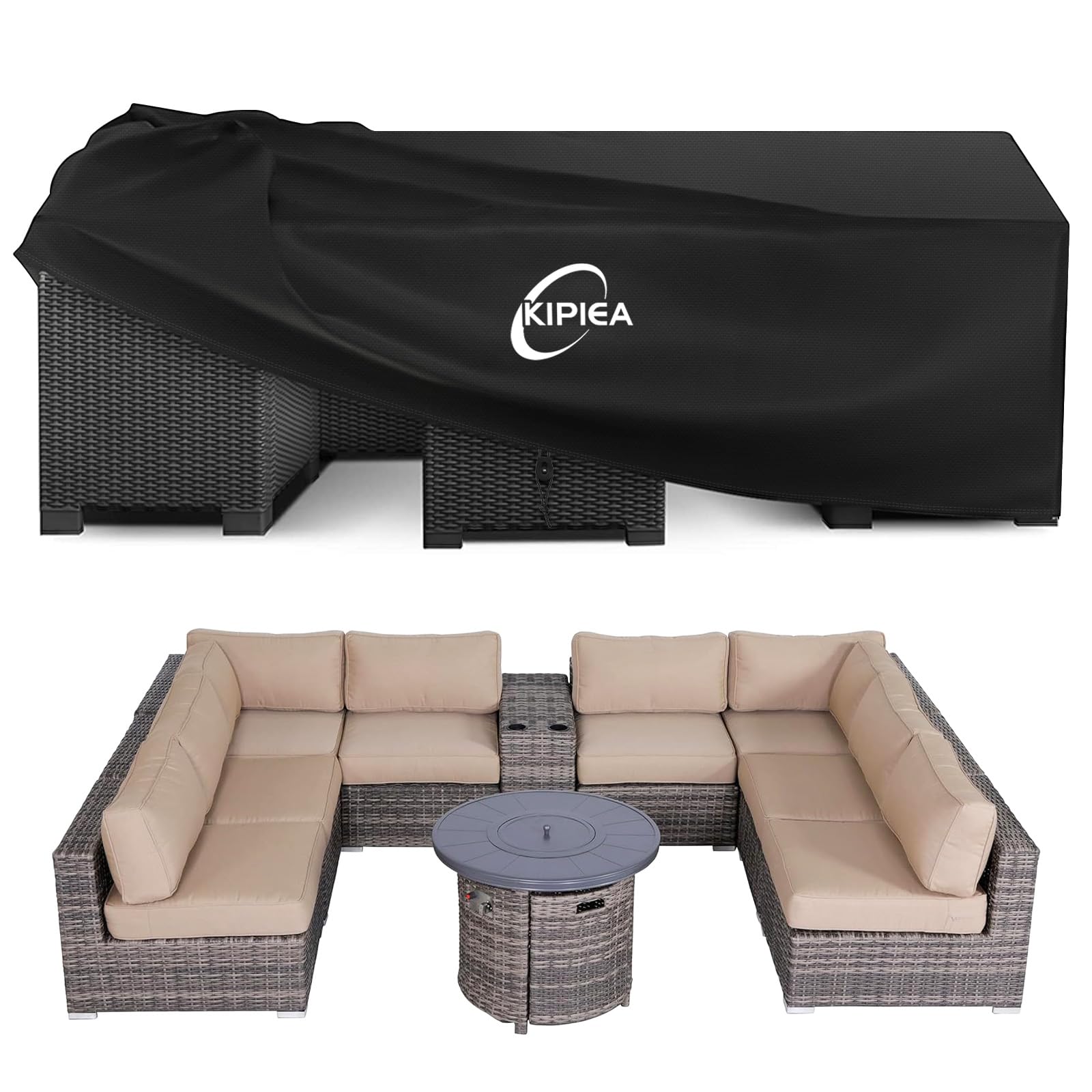 Kipiea 600D Patio Furniture Cover