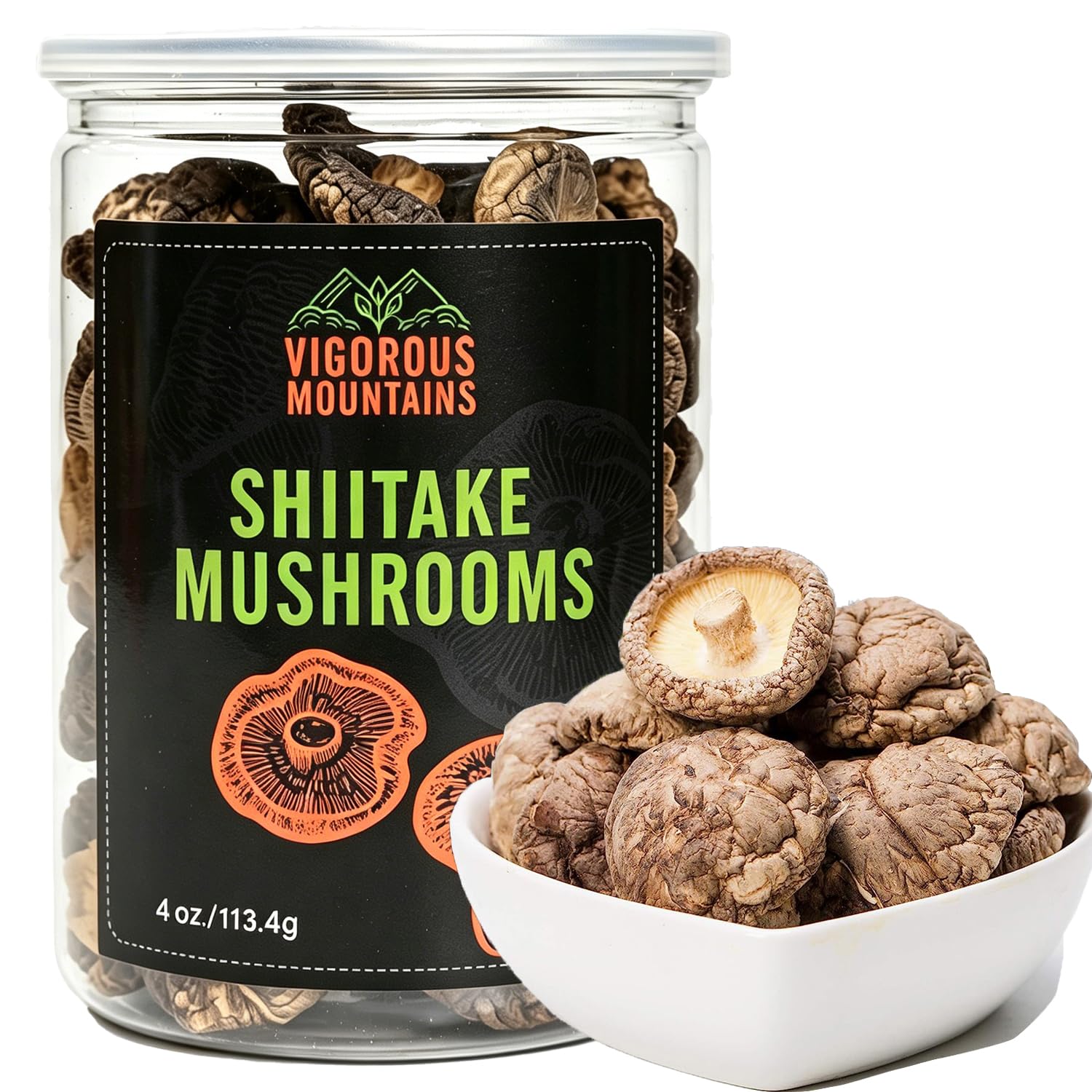 【もりもり】ウロコジグ400g×2本、350g×1本、300g×3本 Amazon.com: VIGOROUS MOUNTAINS Dried Shiitake Mushrooms for