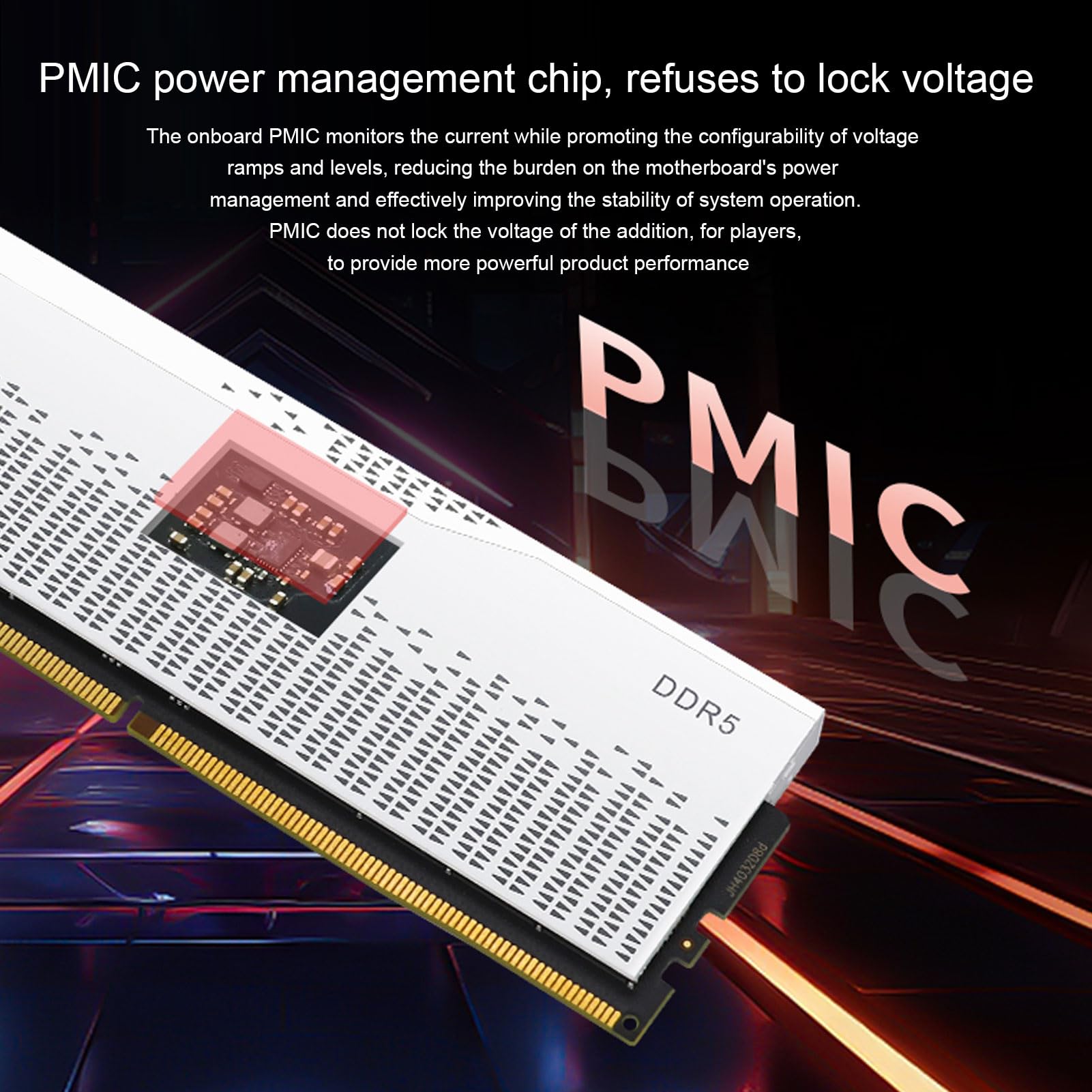 DDR5 32 GB (2x16 GB) 6000 MHz, pamięć RAM do Komputerów Stacjonarnych do Gier, Podwójna 32-bitowa pamięć Stacjonarna PC5-48000U CL46-48-48-96 dla XMP3.0 dla EXPO