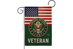 US Army Burlap Armed Forces Yard Sign