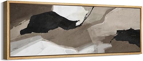 Miniatura 21 de MUDECOR Impresión en Lienzo Enmarcado Extra Grande Arte de Pared Contornos Abstractos Ilustraciones en Blanco y Negro Ilustraciones de Bellas Artes