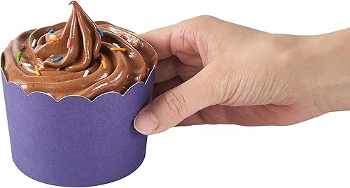 Miniatura 422 de Restaurantware Panificio Premium - Taza de papel Kraft de 10 onzas para hornear, tazas de papel para hornear, perfectas para magdalenas, cupcakes