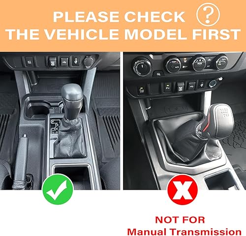 Miniatura 2 de JKCOVER Bandeja organizadora de palanca de cambios de consola central con textura OEM compatible con Toyota Tacoma 2023 2022 2021 2020 2019 2018
