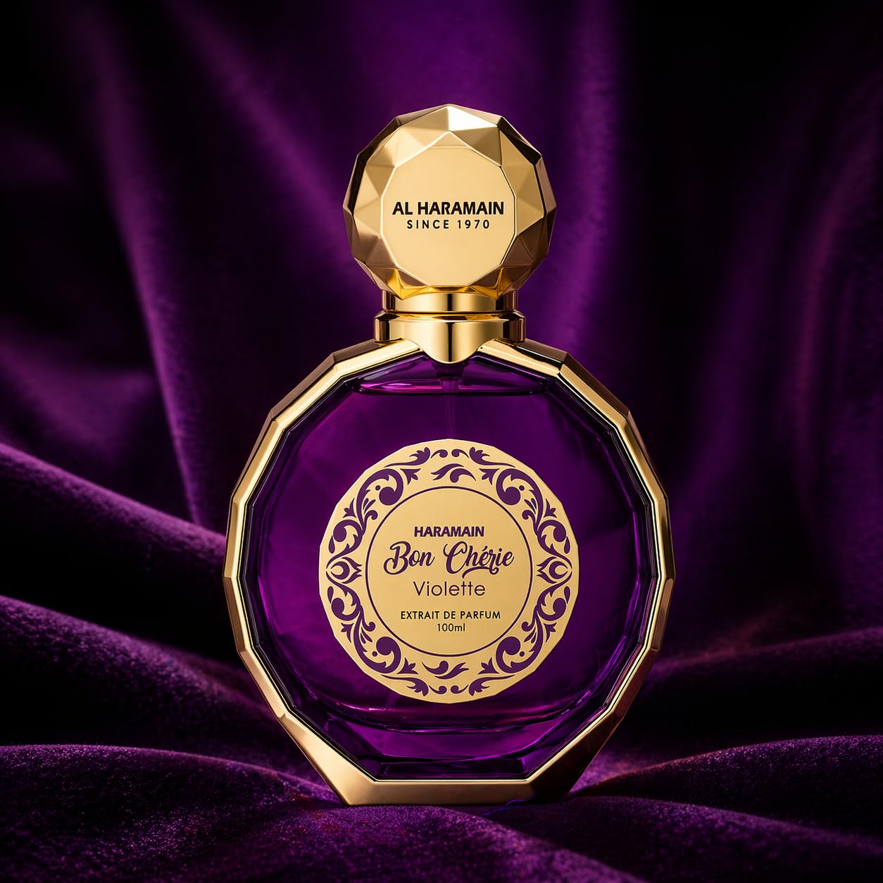 Al Haramain Bon Cherie Violette Extrait De Parfum Spray for Women, 3.4 Ounce