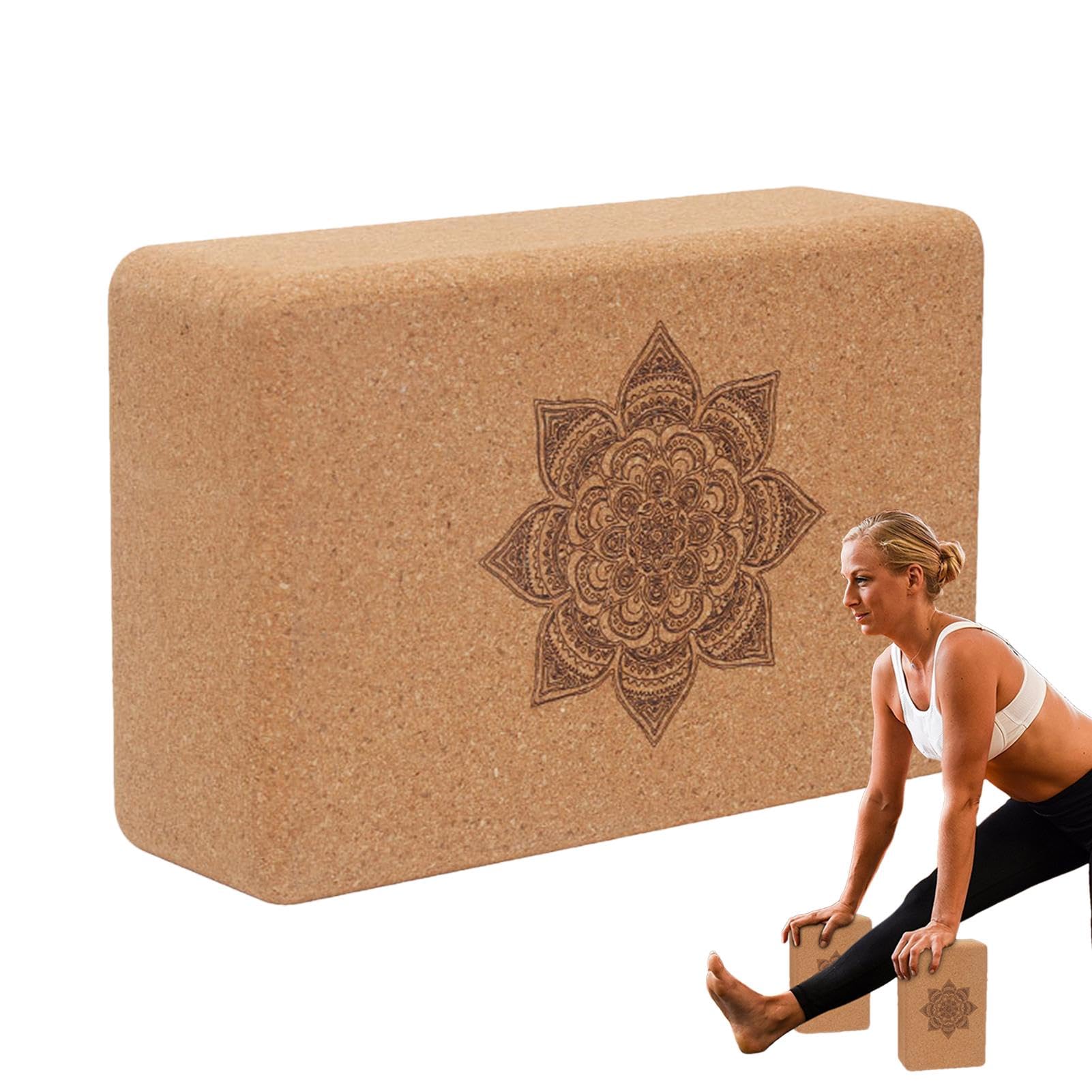 Relaxdays Lot de 2 blocs de yoga en liège pour exercices de yoga - 12 x 22,5 x 7 cm - Antidérapants - Naturel Relaxdays Lot de 2 blocs de yoga en liège pour exercices de yoga - 12 x 22,5 x 7 cm - Antidérapants - Naturel