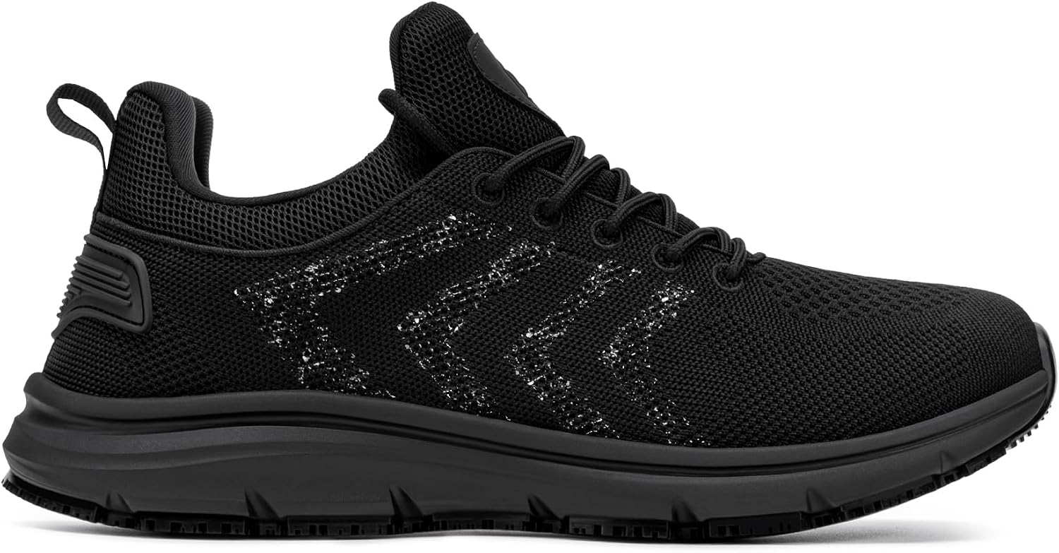 LARNMERN Mens Work Shoes Non Slip Waterproof Food Service image 5