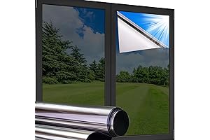 UltraVue Coavas Black Heat Blocking Window Film Tint Silver Mirror One Way Privacy Window Film