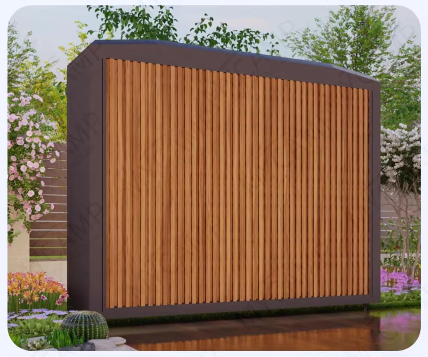 Stainless Steel Modular Outdoor Kitchen Cabinets Sets, Custom Outdoor Kitchen with BBQ Grills Sinks Light Counter Top