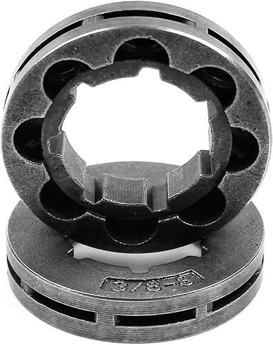 Miniatura 7 de HAISHINE 2 piñones de 3/8 pulgadas 8T para Husqvarna 266 268 272 281 288 298 362 365 371 372 385 390 394 395 2100 2101 3120 611 71.3 in