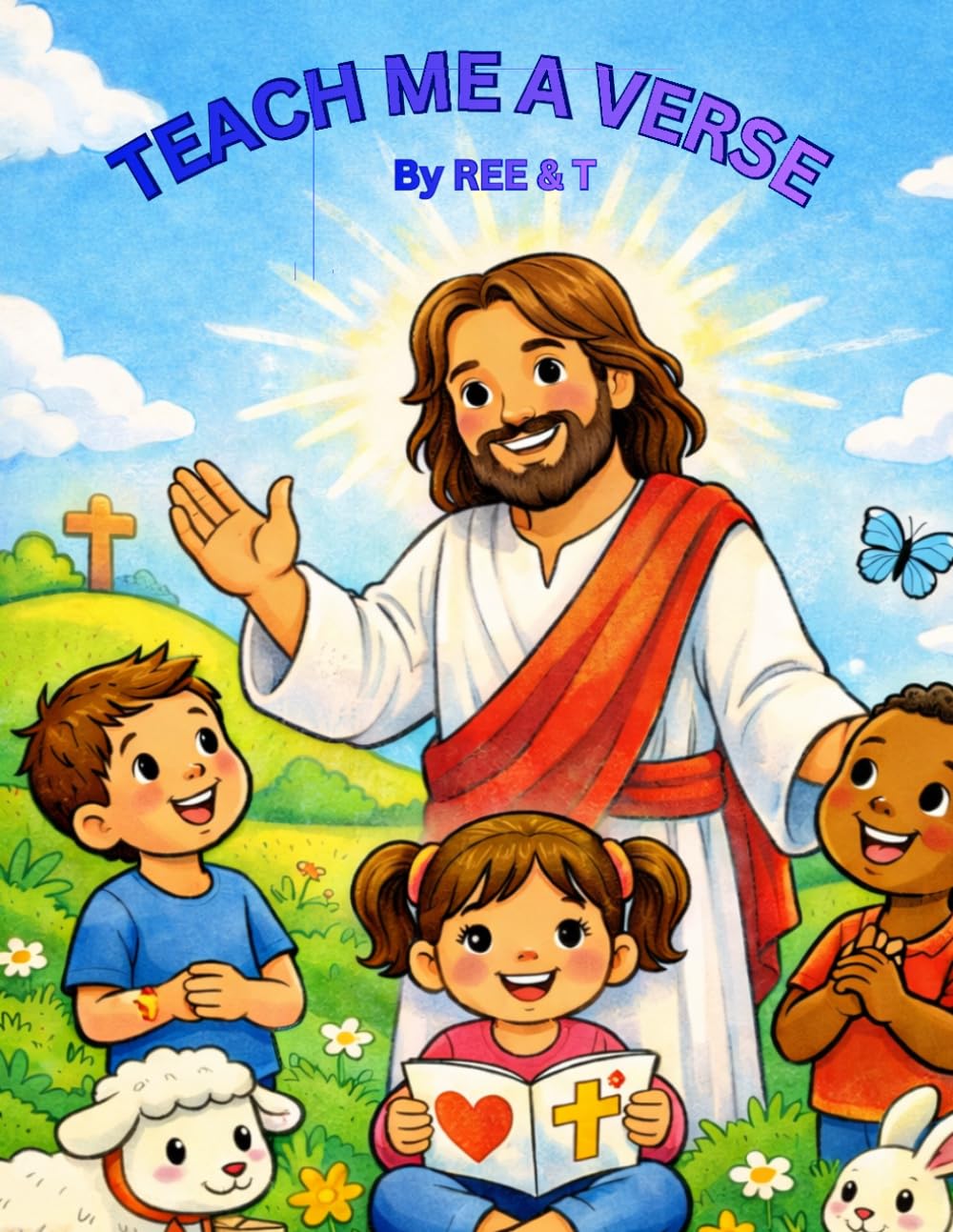 Teach Me a Verse: A Jumbo Verse Coloring Book for Growing Hearts
